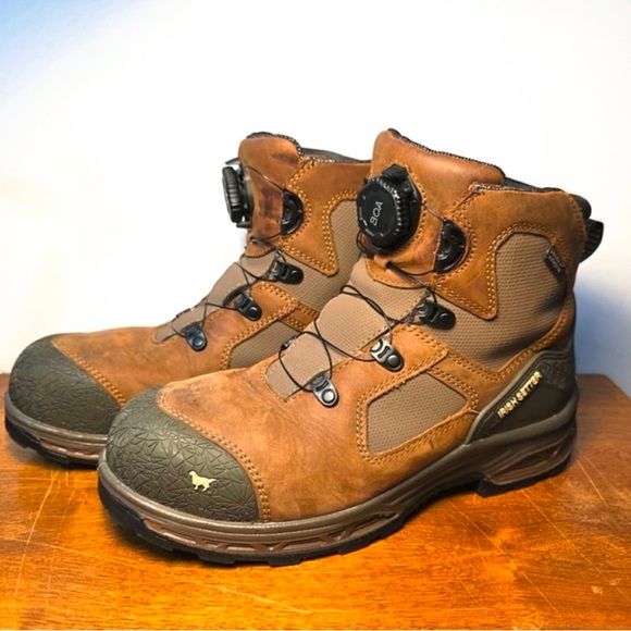 Irish Setter Other - Irish Setter Mens Kasota Construction Shoe BOA Lacing Water Slip Resistant 10.5